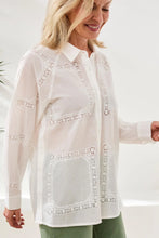 Load image into Gallery viewer, Embroidered Cotton Voile Blouse