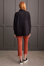 Load image into Gallery viewer, Funnel Neck Tunic - Black