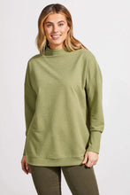 Load image into Gallery viewer, Funnel Neck Tunic - Clover Leaf