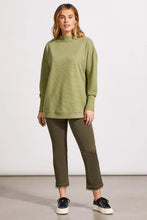 Load image into Gallery viewer, Funnel Neck Tunic - Clover Leaf