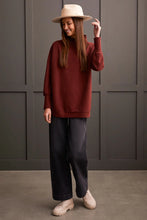 Load image into Gallery viewer, Funnel Neck Tunic - Heather Rum