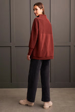 Load image into Gallery viewer, Funnel Neck Tunic - Heather Rum