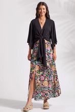 Load image into Gallery viewer, Kimono Top With Tie - Black