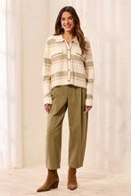 Load image into Gallery viewer, Knit Jacquard Cardigan - Moonstone