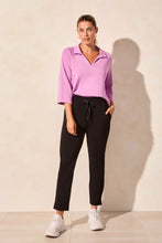 Load image into Gallery viewer, Techno Lux Pull On Capri Pant - Black