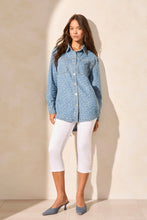 Load image into Gallery viewer, Floral Denim Jacket
