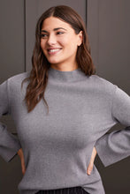 Load image into Gallery viewer, Funnel Neck Sweater - Charcoal