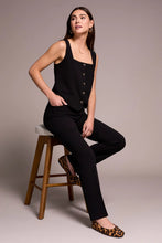 Load image into Gallery viewer, Luxury Twill Straight Leg Trouser - Black