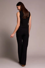 Load image into Gallery viewer, Luxury Twill Straight Leg Trouser - Black