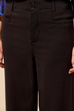 Load image into Gallery viewer, Ottoman Ponte Wide Leg Trouser - Black