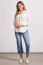 Load image into Gallery viewer, Patchwork Cotton Sweater Shacket