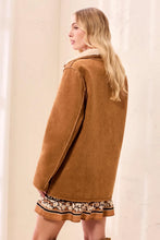 Load image into Gallery viewer, Reversible Sherpa & Faux Suede Jacket
