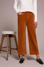 Load image into Gallery viewer, Corduroy High Rise Ankle Pant - Bran