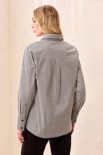 Load image into Gallery viewer, Striped Stretch Cotton Blouse