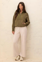 Load image into Gallery viewer, Techno Lux 1/4 Zip Pullover - Basil