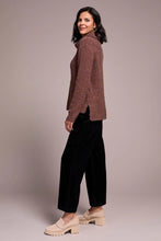 Load image into Gallery viewer, Boucle Cowl Neck Sweater - Toffee