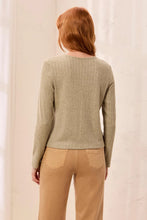 Load image into Gallery viewer, Crew Neck Cardigan - Aloe