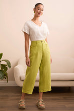 Load image into Gallery viewer, Brooke Hi Rise Wide Leg Crop - Key Lime