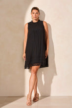 Load image into Gallery viewer, Poplin Crewneck Sleeveless Dress