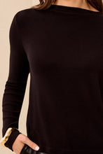 Load image into Gallery viewer, Wear Two Ways Long Sleeve Top - Black