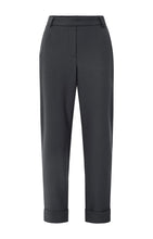 Load image into Gallery viewer, Trouser With Cuff - Oyster Black
