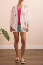 Load image into Gallery viewer, Eyelet Cotton Cover Up
