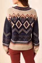 Load image into Gallery viewer, Mock Neck Printed Sweater