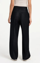 Load image into Gallery viewer, High Waist Wide Leg Trousers with belt - Cat Black
