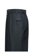 Load image into Gallery viewer, High Waist Wide Leg Trousers with belt - Cat Black