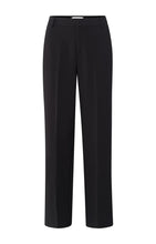 Load image into Gallery viewer, Wide Leg Trouser With Slit - Black