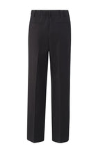 Load image into Gallery viewer, Wide Leg Trouser With Slit - Black