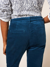 Load image into Gallery viewer, Sienna Velvet Trouser - Dark Teal