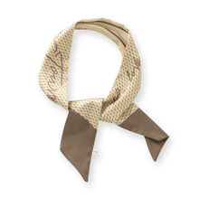 Load image into Gallery viewer, Woven Small Scarf with print - Yellow Tan
