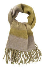 Load image into Gallery viewer, Colourblock Scarf - Dark Army Green
