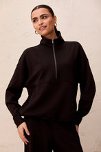Load image into Gallery viewer, Techno Lux 1/4 Zip Pullover - Black
