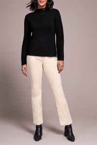 Funnel Neck Sweater - Black