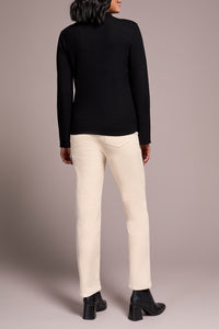 Funnel Neck Sweater - Black