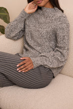 Load image into Gallery viewer, Mock Neck Sweater - Grey
