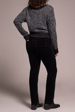 Load image into Gallery viewer, Straight Leg Stretch Corduroy Pants - Black

