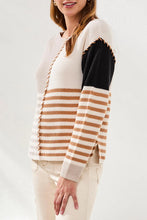 Load image into Gallery viewer, Striped Boatneck Sweater
