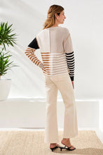 Load image into Gallery viewer, Striped Boatneck Sweater
