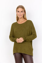 Load image into Gallery viewer, Biara Sweater - Dark Olive Melange
