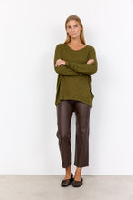 Load image into Gallery viewer, Biara Sweater - Dark Olive Melange
