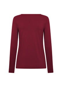 Marica Long Sleeve - Dark Red