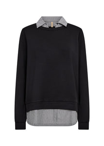 Banu Layered Collared Shirt Sweater