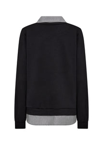 Banu Layered Collared Shirt Sweater