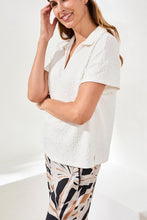 Load image into Gallery viewer, Collared Top - White
