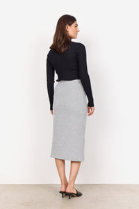 Dollie Ribbed Turtleneck Sweater - Black
