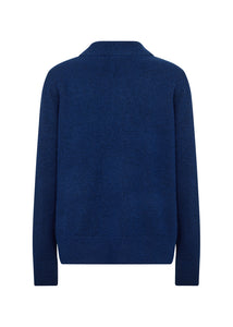 Nessie Cardigan - Blue Melange