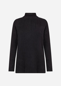 Kanita Roll Neck Sweater - Black